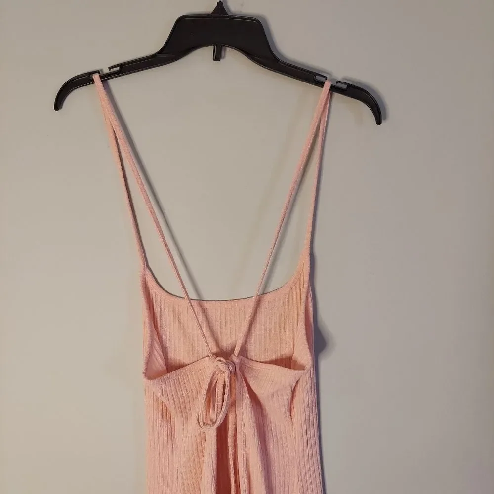 Solid Crisscross Cami Lounge Dress - Picture 7 of 10